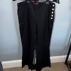 Cartonnier Black Pants with Buttons